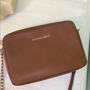 Brown Michael Kors Crossover Purse